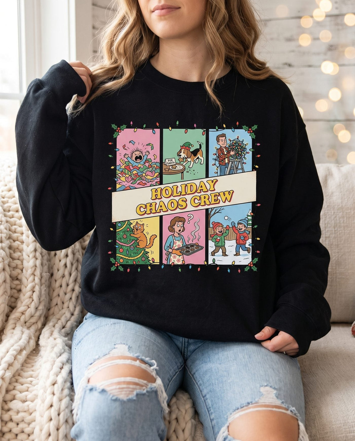 Holiday Chaos Crew Sweatshirt